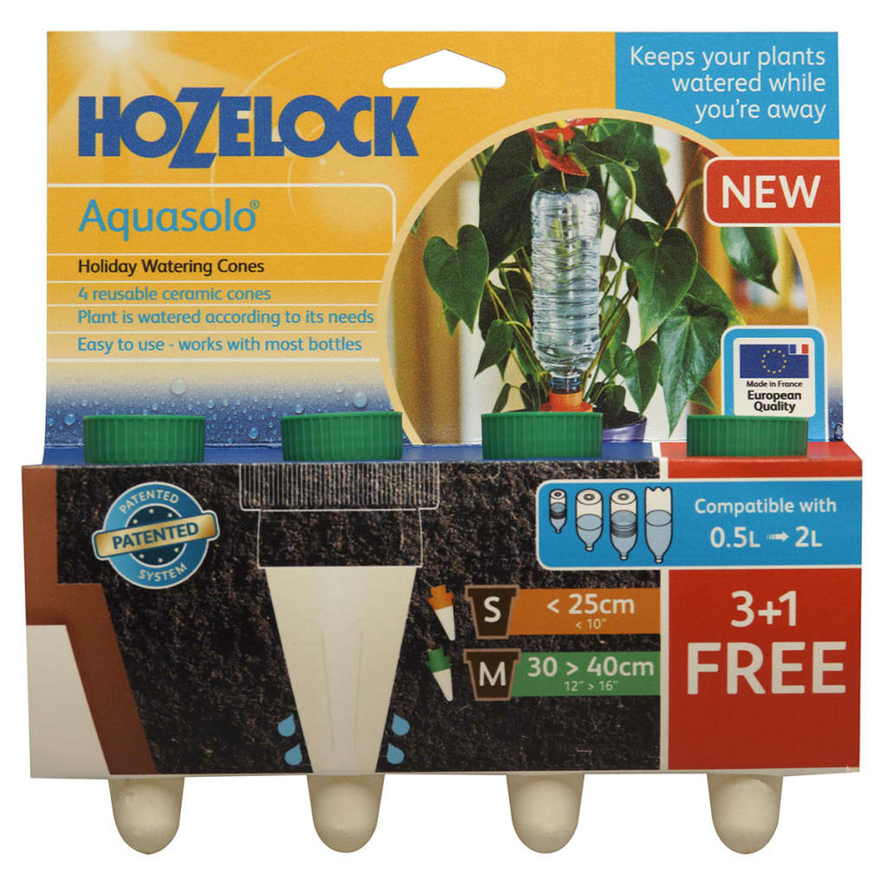 Cônes d'arrosage moyens 4 pcs aquasolo