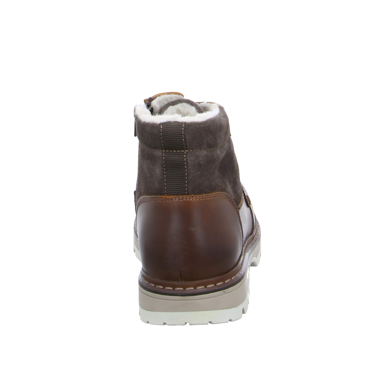 Winter-Boots Braun Leder