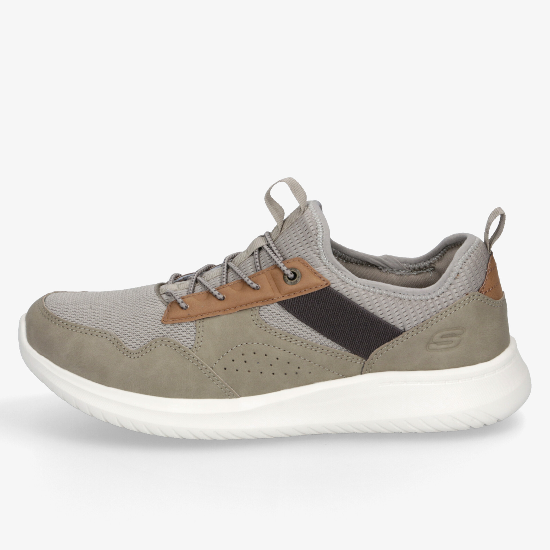 SKECHERS Herren Slip On grau