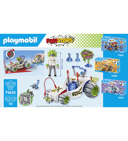 Playmobil Funstars - Racing Professor - 71633 - 40 Dele