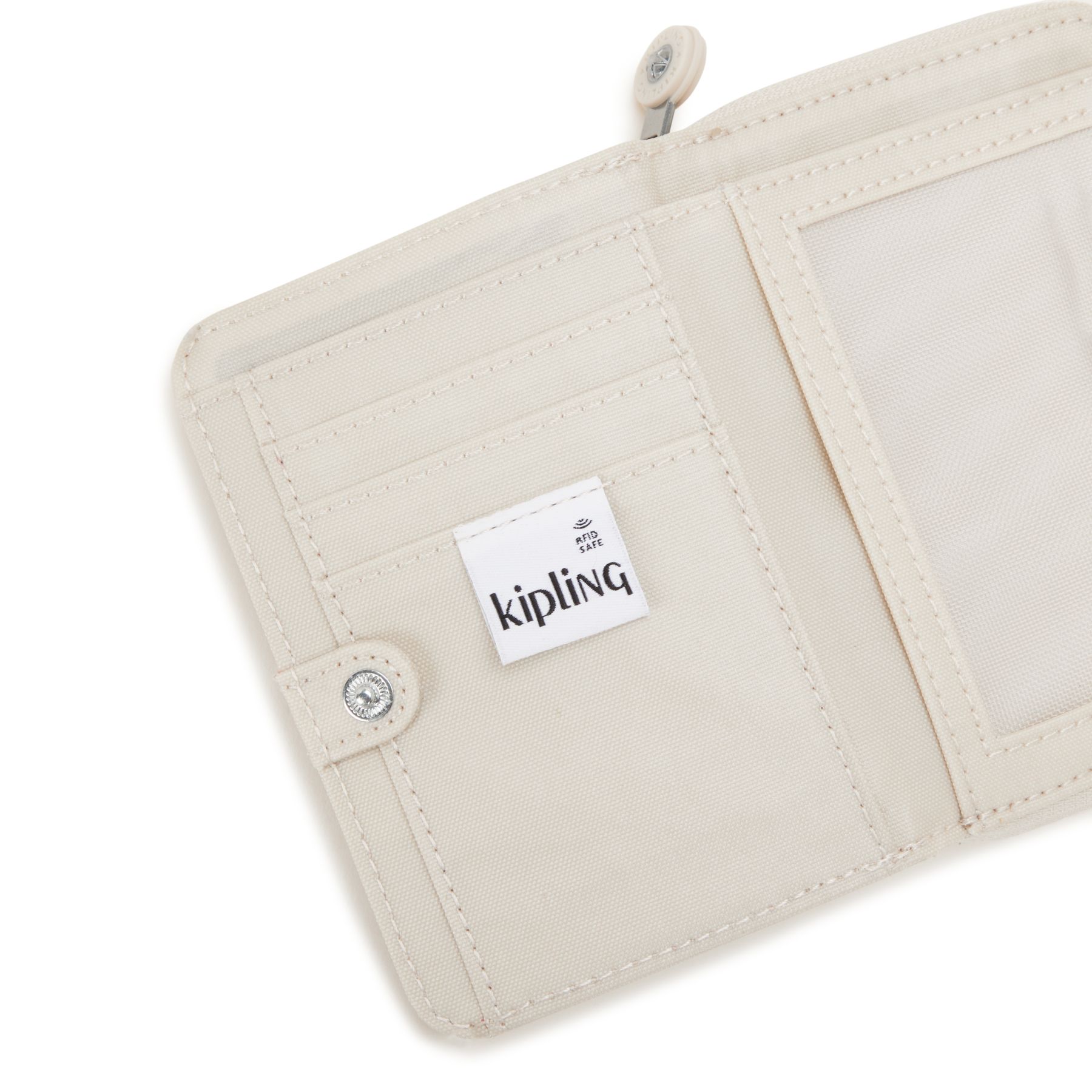 MONEY LOVE Portefeuille Moyen RFID - Beige Pearl