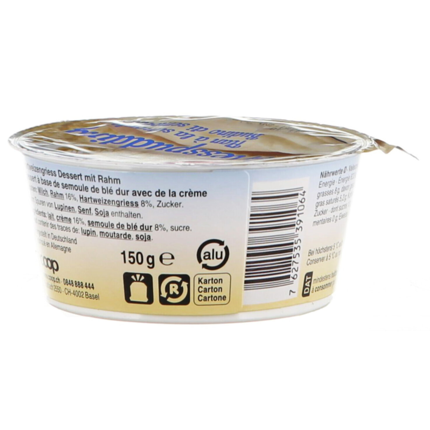 Prix Garantie Griesspudding