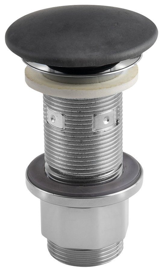 Sapho Concrete afvoerplug met clicksysteem beton antraciet