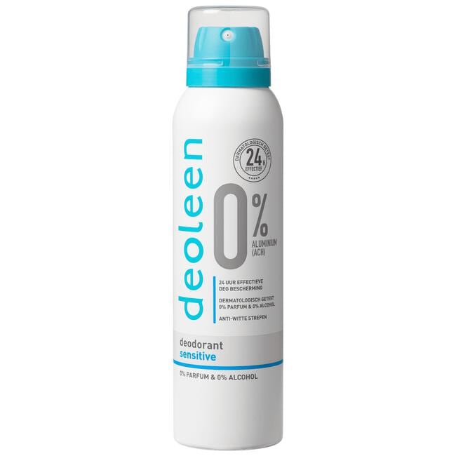Deoleen Sensitive Aerosol 0% Aluminium Deodorant Spray 150 ML