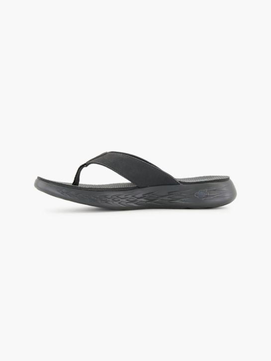 Skechers Pantoletten-Zehentrenner Schwarz