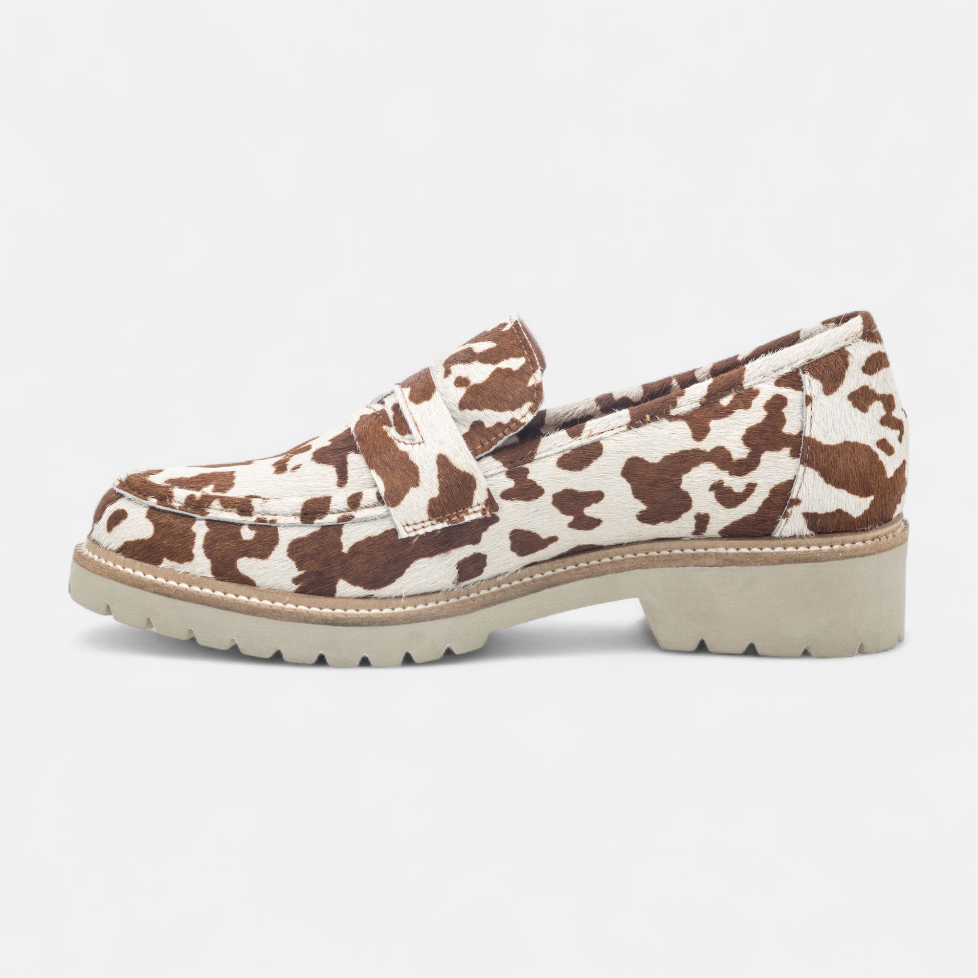 Mocassins Femme en cuir marron