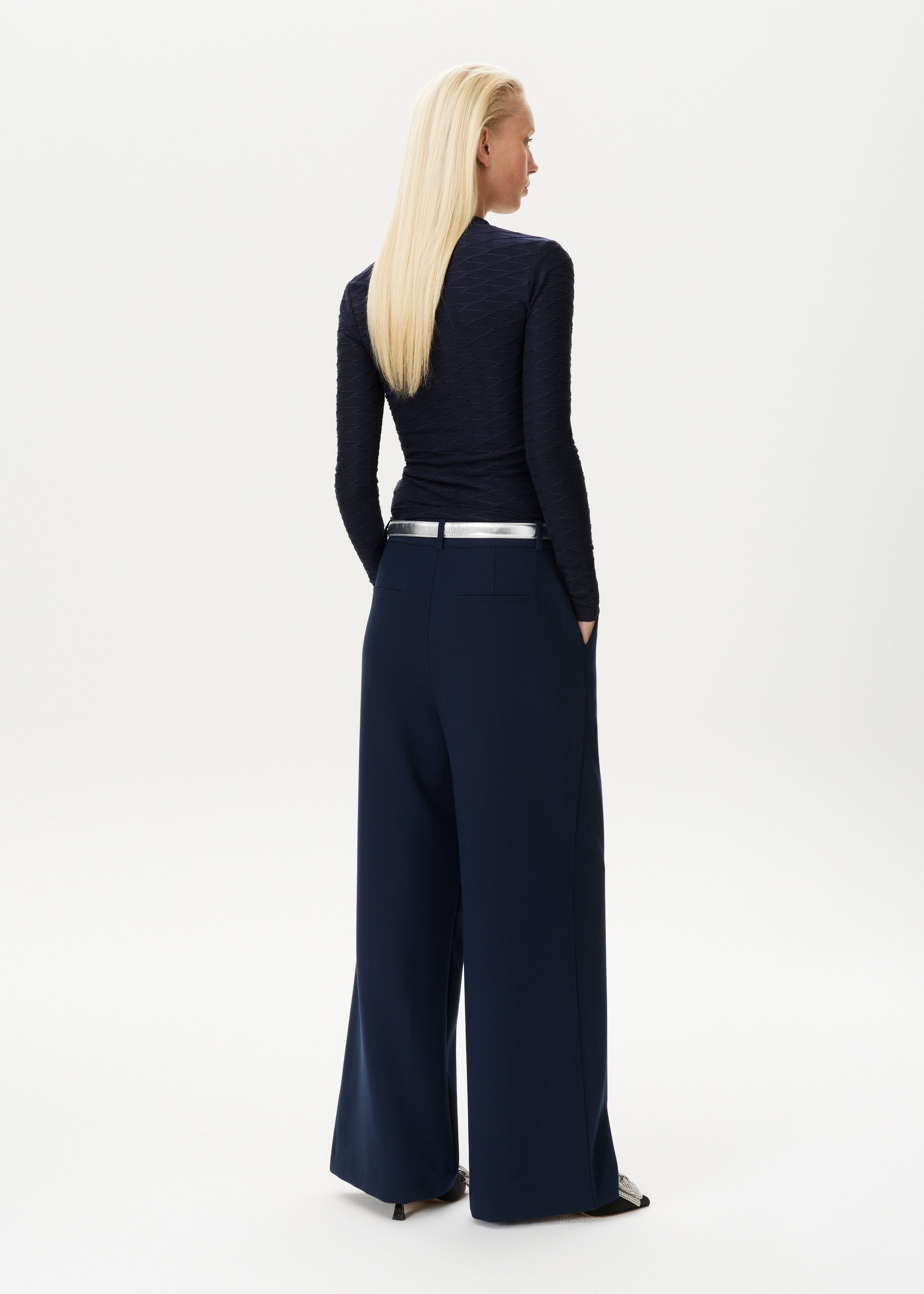 Top met lurex details