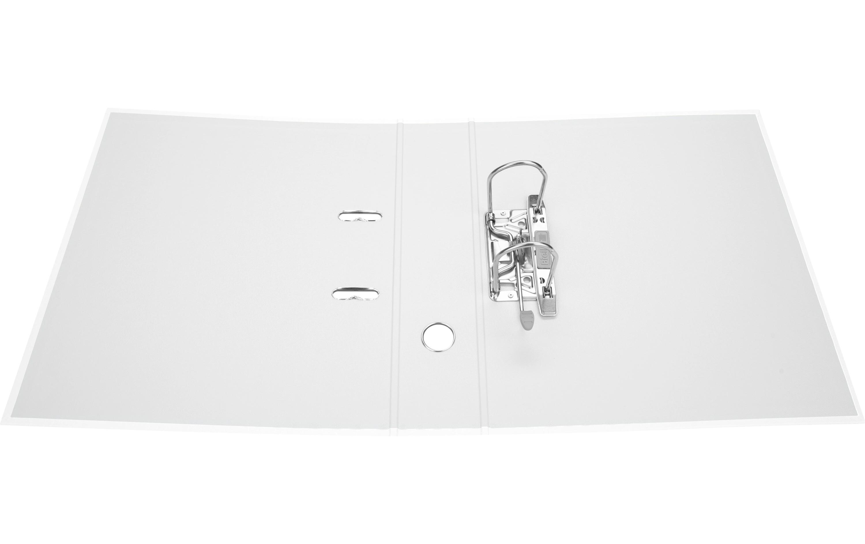 Ordner Plasticolor A4 7 cm, WeissOrdner mit Strong-Mechanik