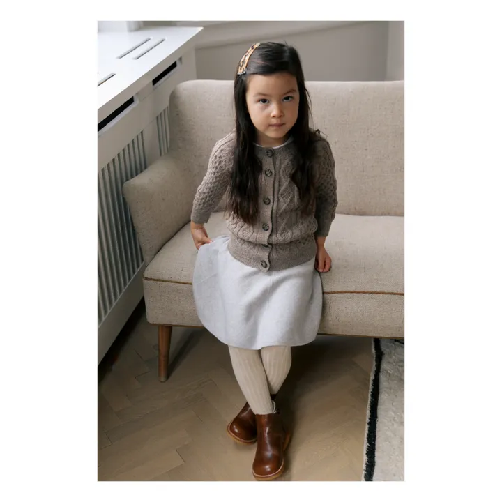 Holmm Cardigan Baby Alpaga Malden | Taupe
