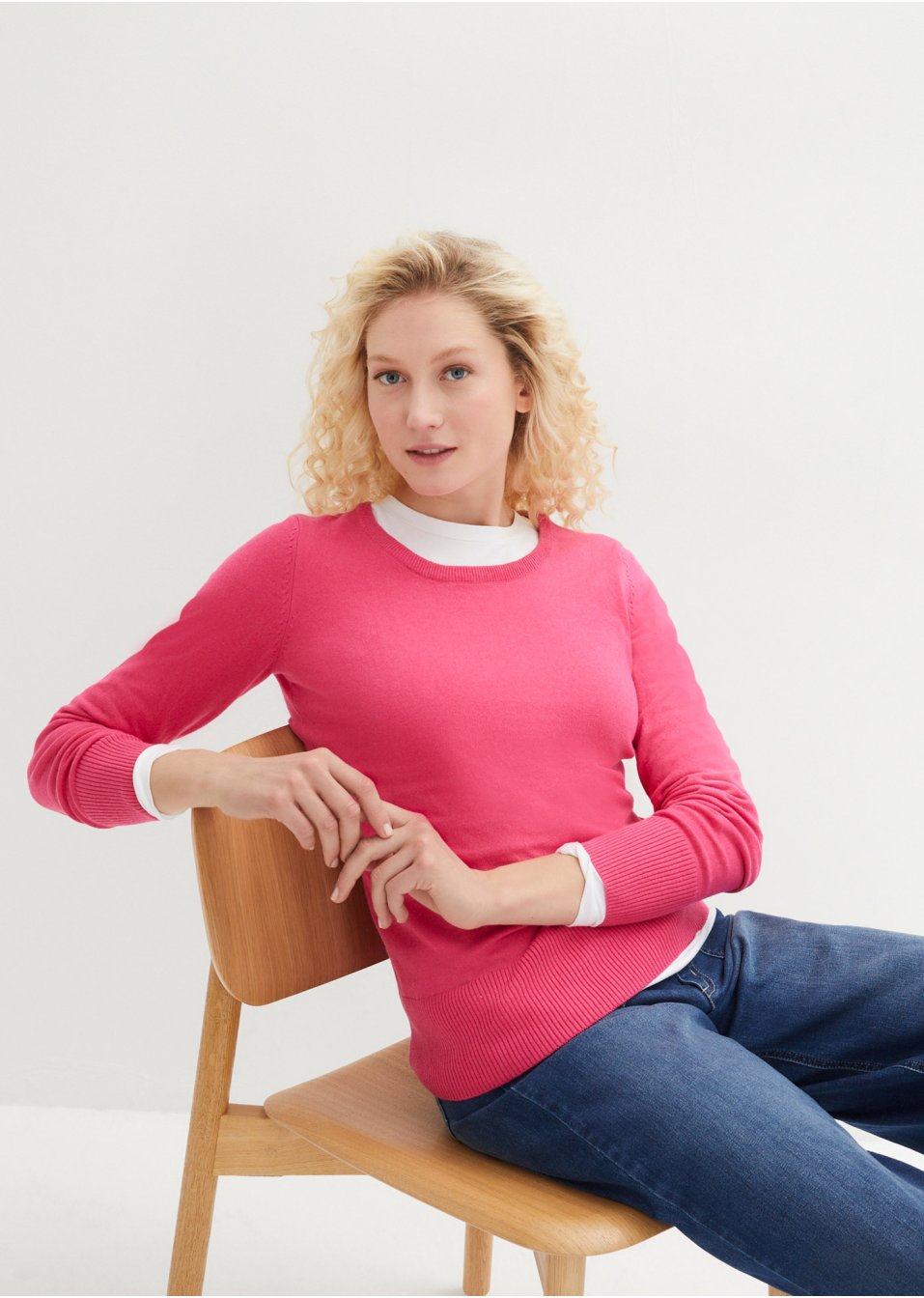 Pull en fine maille basique