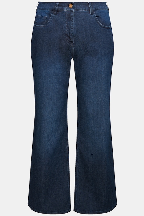 Jeans Mary, weites Bein, 5-Pocket-Schnitt, Stretch