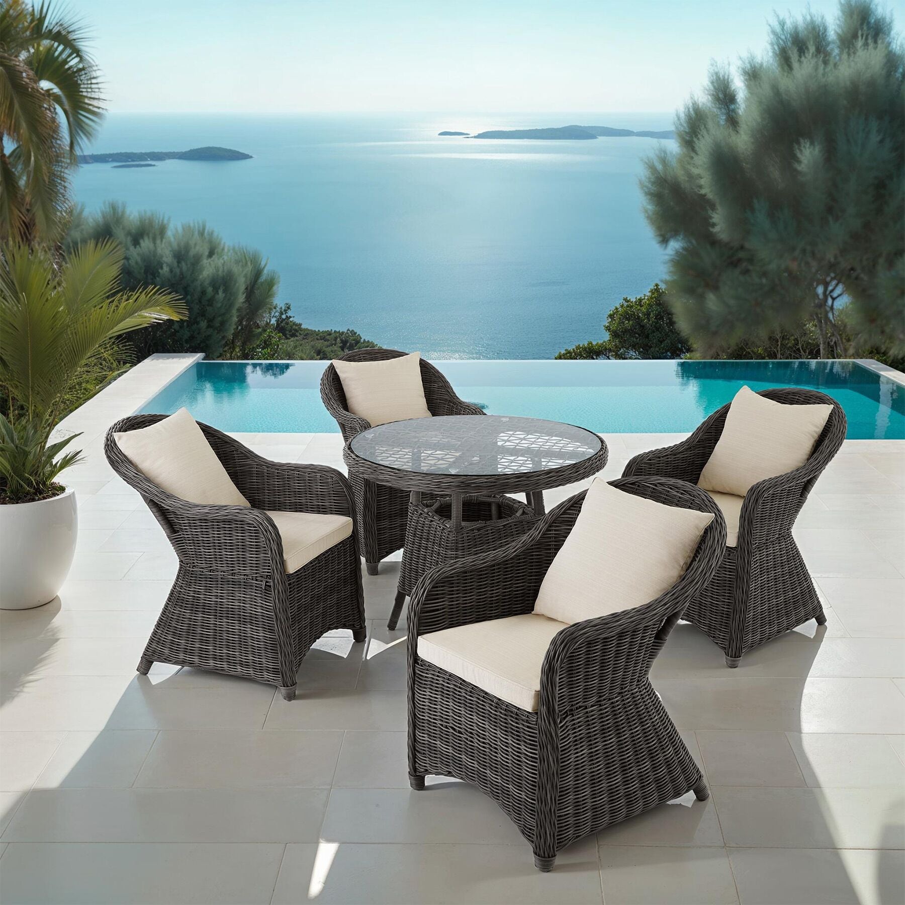 Rattan Sitzgruppe Zürich