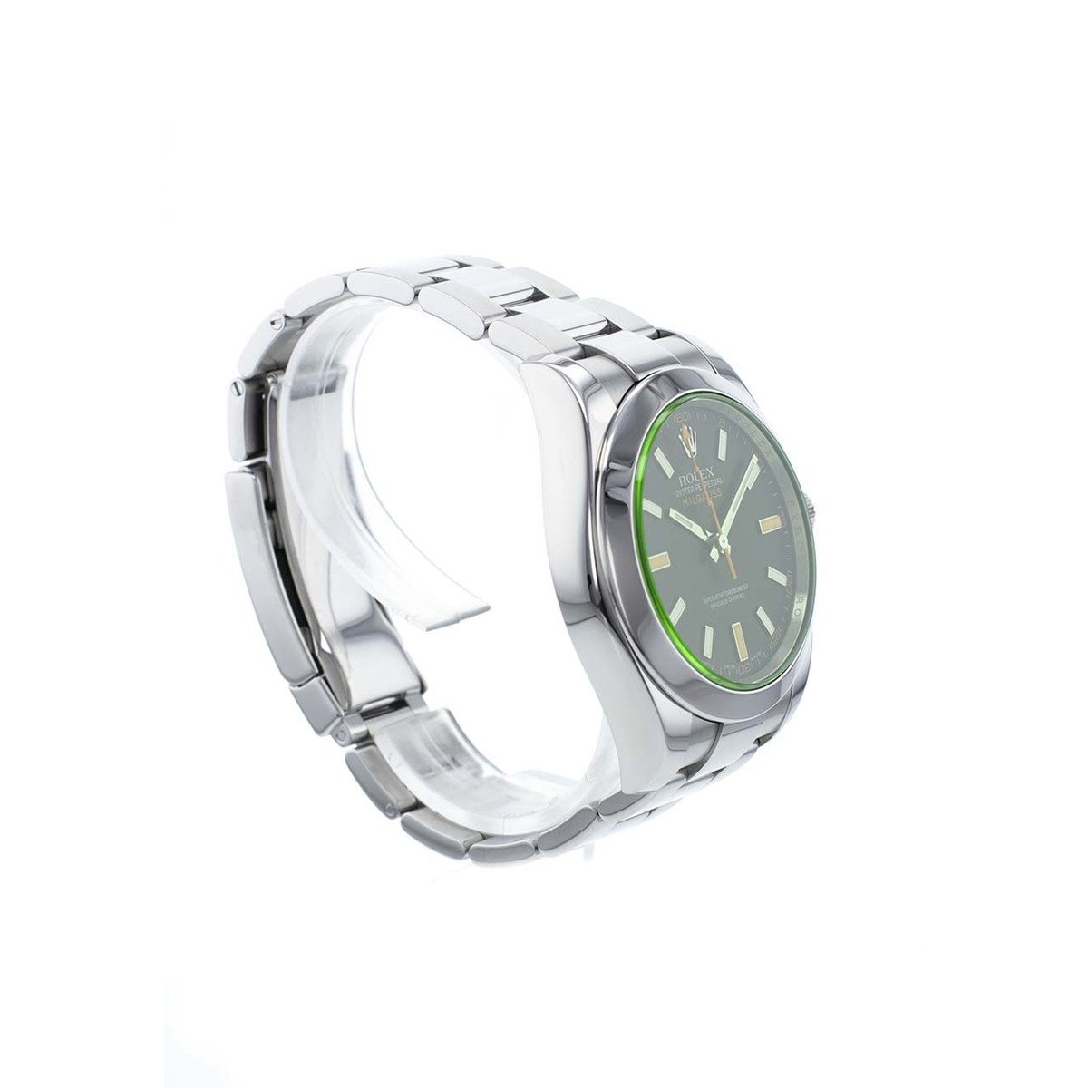 Montre d'occasion Rolex Milgauss homme automatique acier