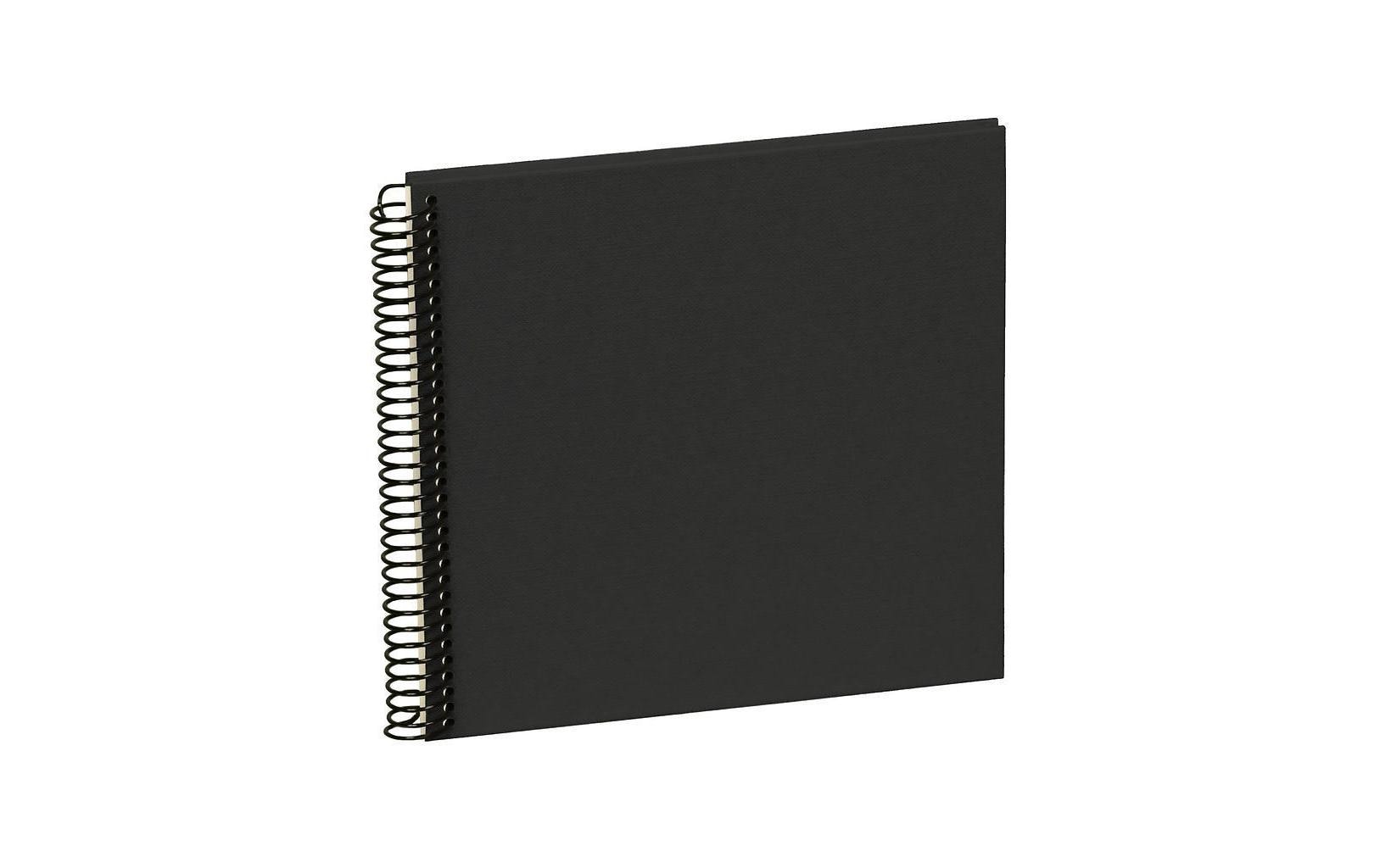 Fotoalbum 17 x 17 cm Schwarz, 20 cremeweisse SeitenAlbum für Ihre schönsten Fotos und Erinnerungen