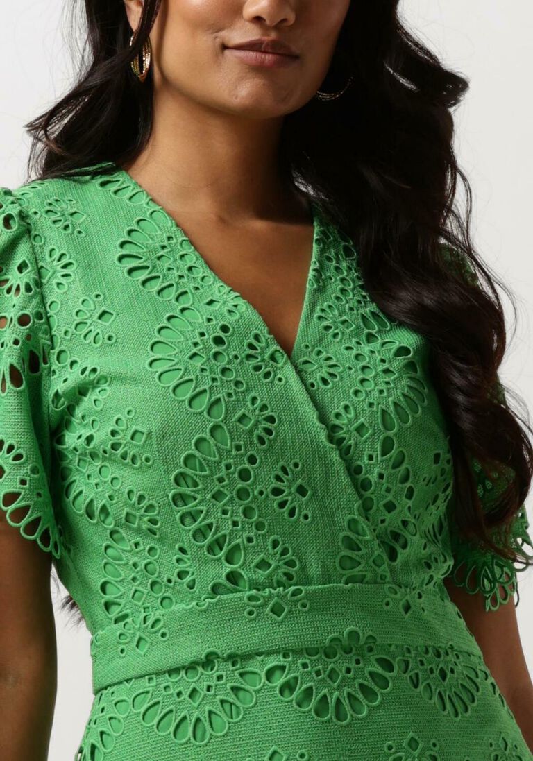 SUNCOO groene suncoo mini jurk chirel