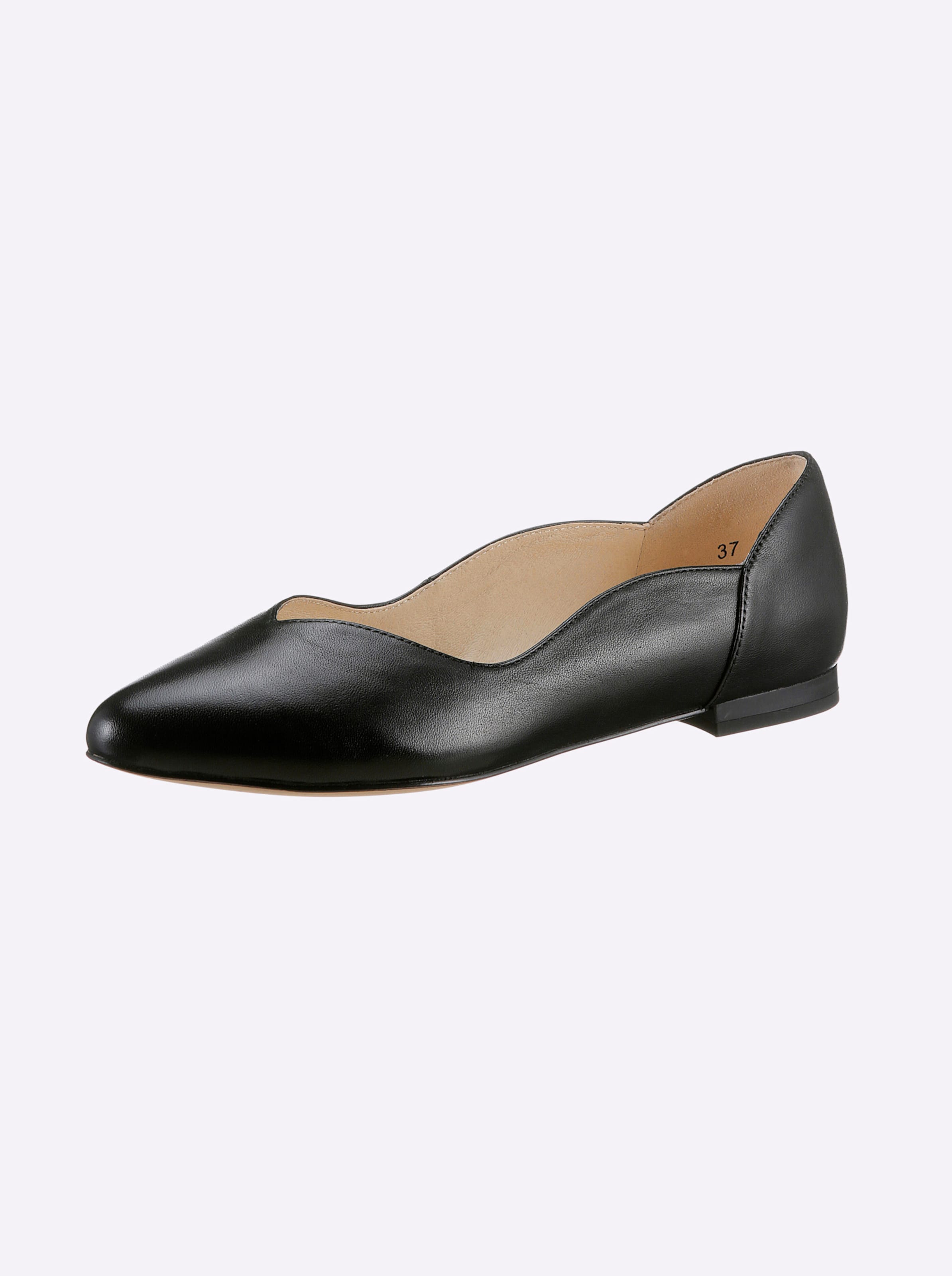 Caprice Ballerina in schwarz
