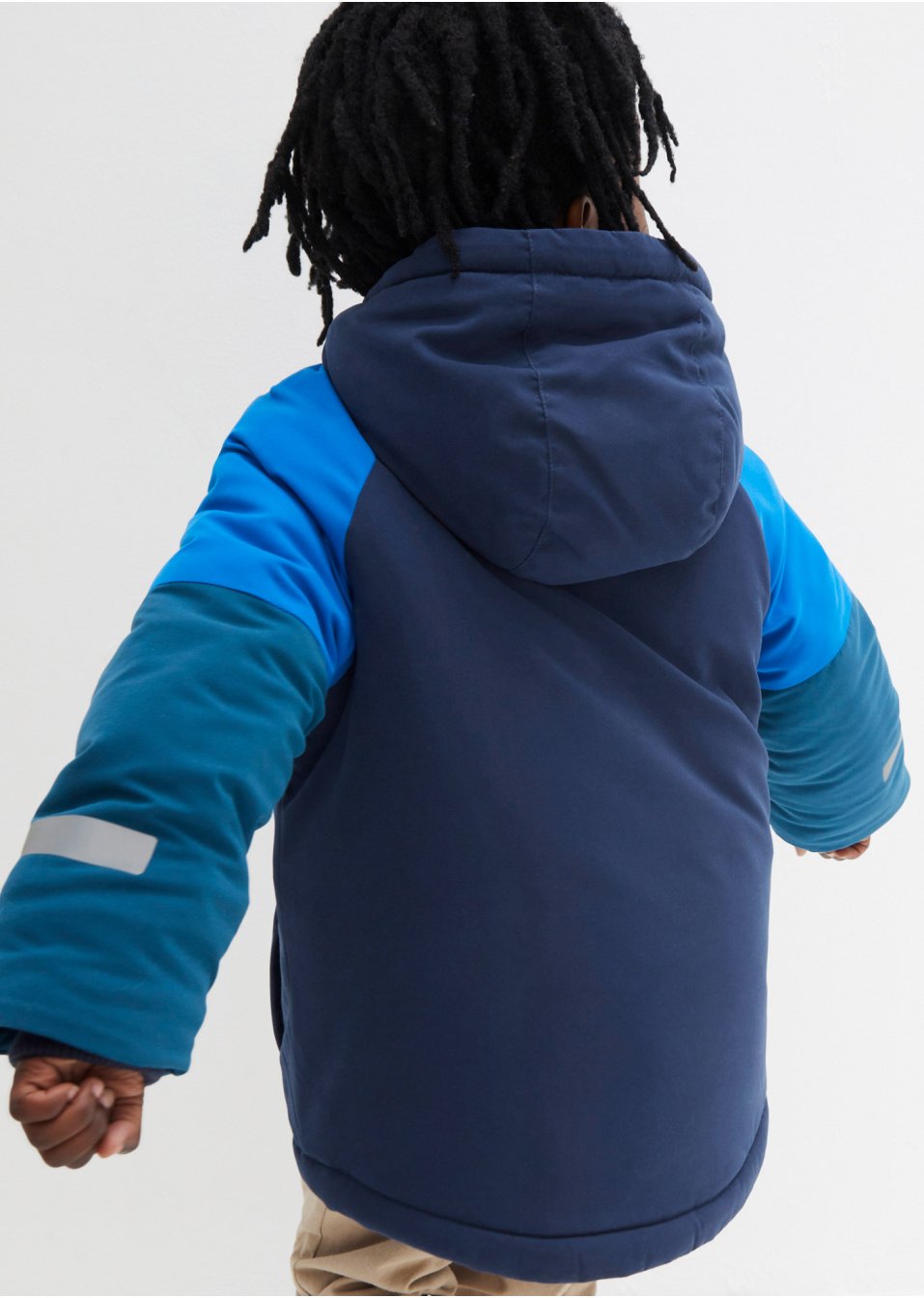 Veste hiver enfant style color block