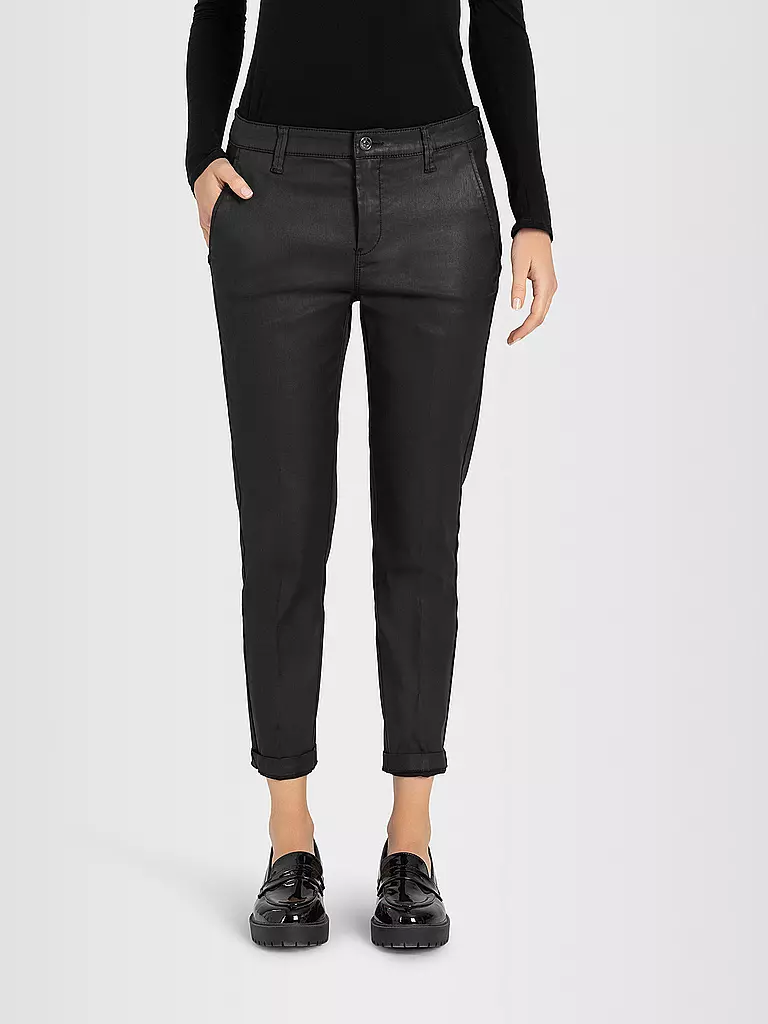MAC Chino Slim Fit 7/8 schwarz