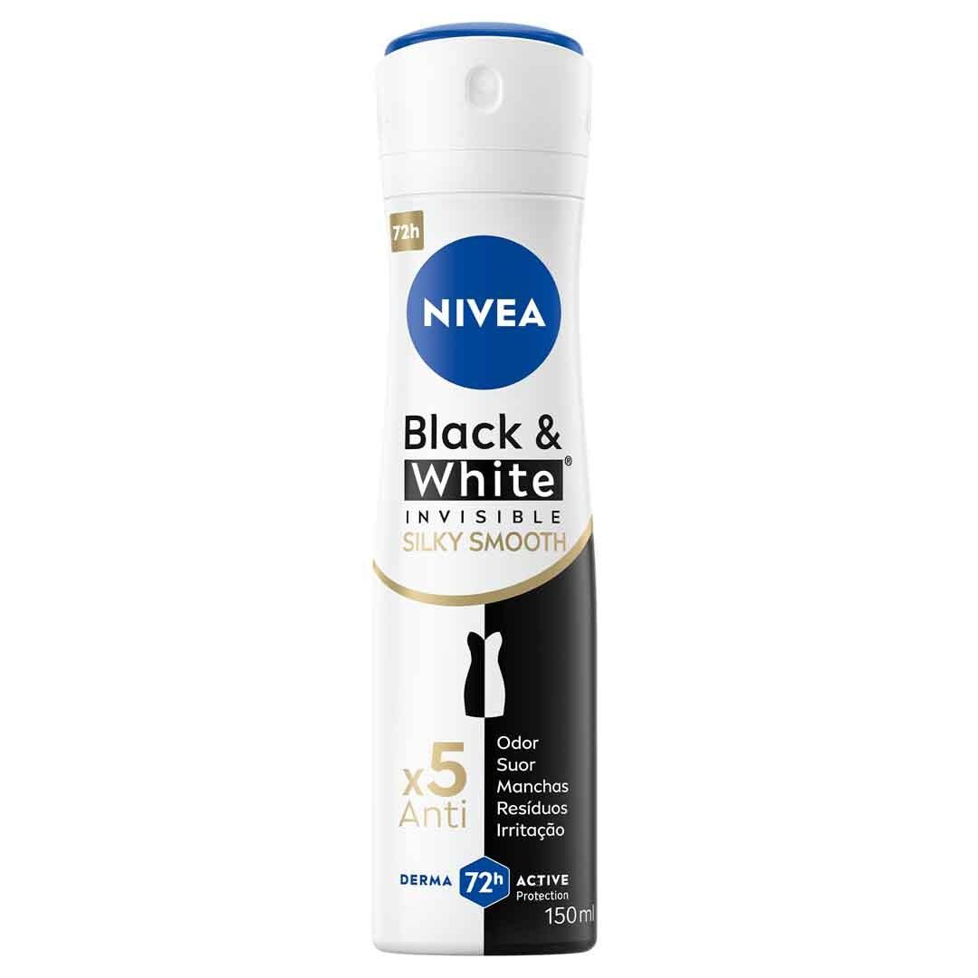 NIVEA  Spray Invisible for Black & White Silky Smooth - 150ml