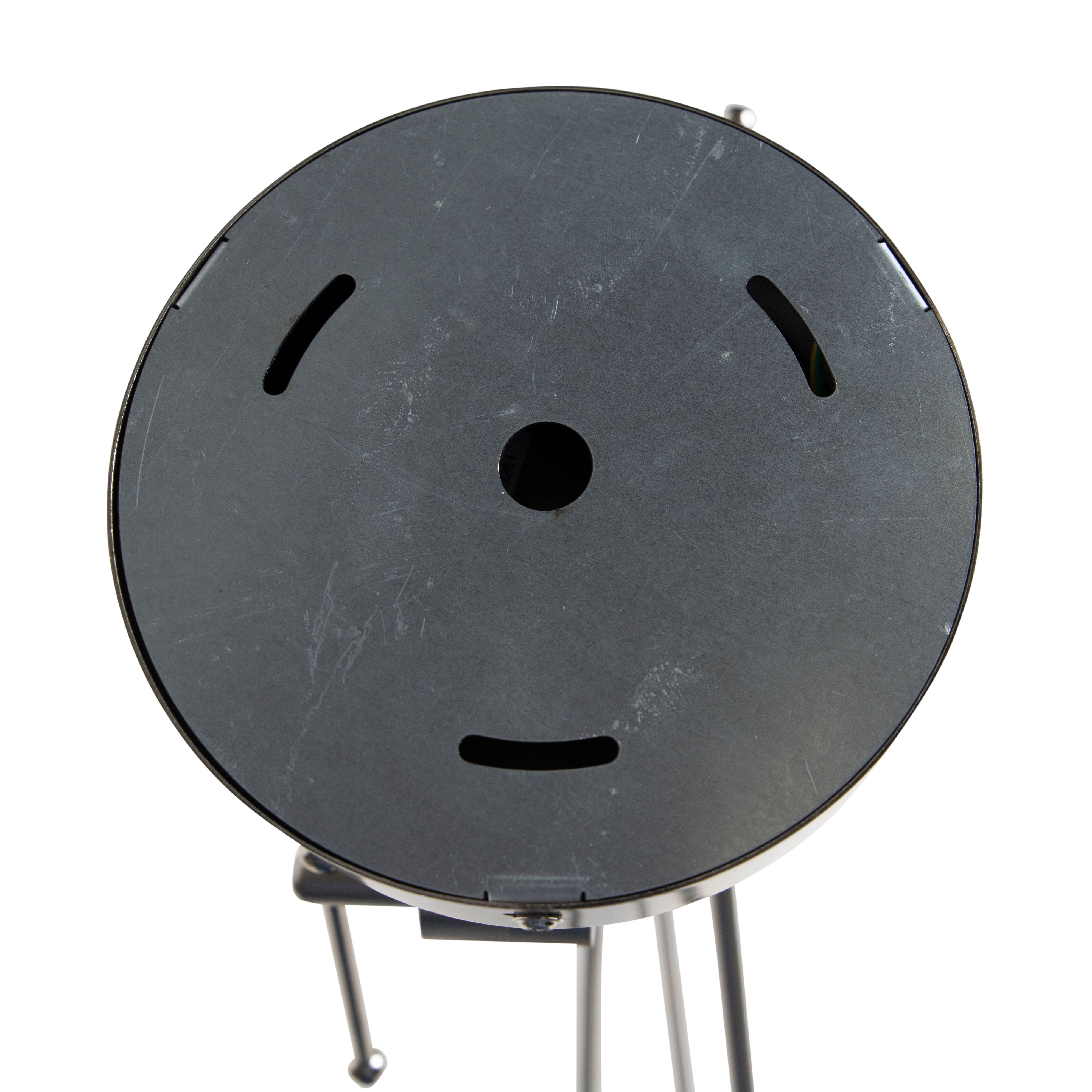 Hanglamp staal met plisse kappen crème 35 cm 2-lichts - Blitz