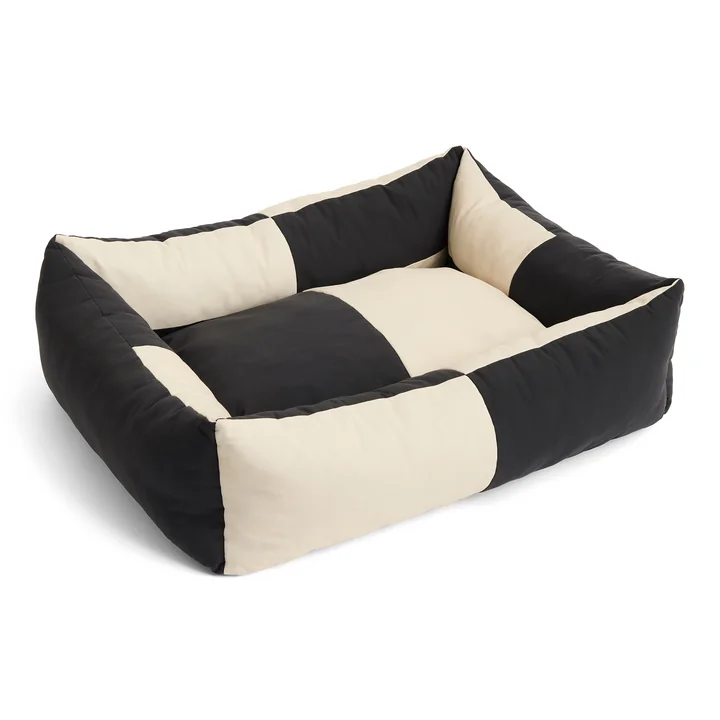 HAY - Hundebett, L, schwarz / weiss