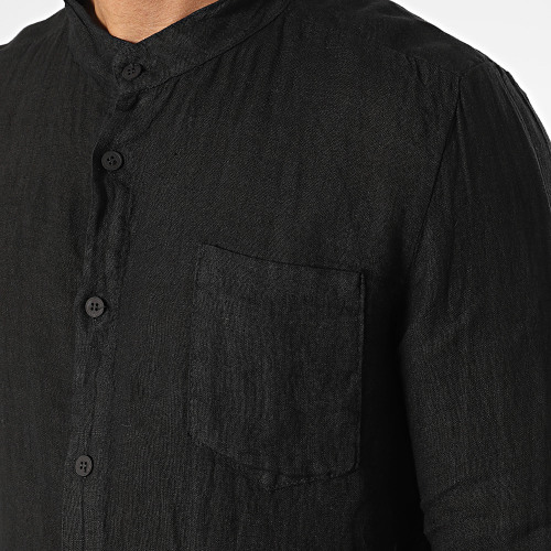 Chemise Manches Longues Noir