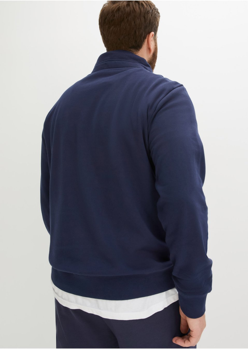 Sweat-shirt avec détails sportifs en coton