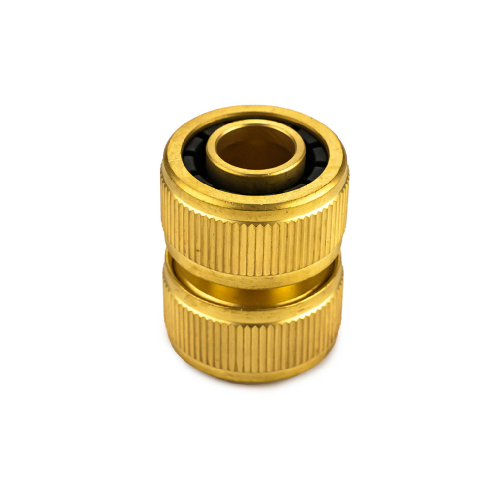Raccord réparateur pour tuyau d'arrosage - suan - en laiton - dimension : 19 mm