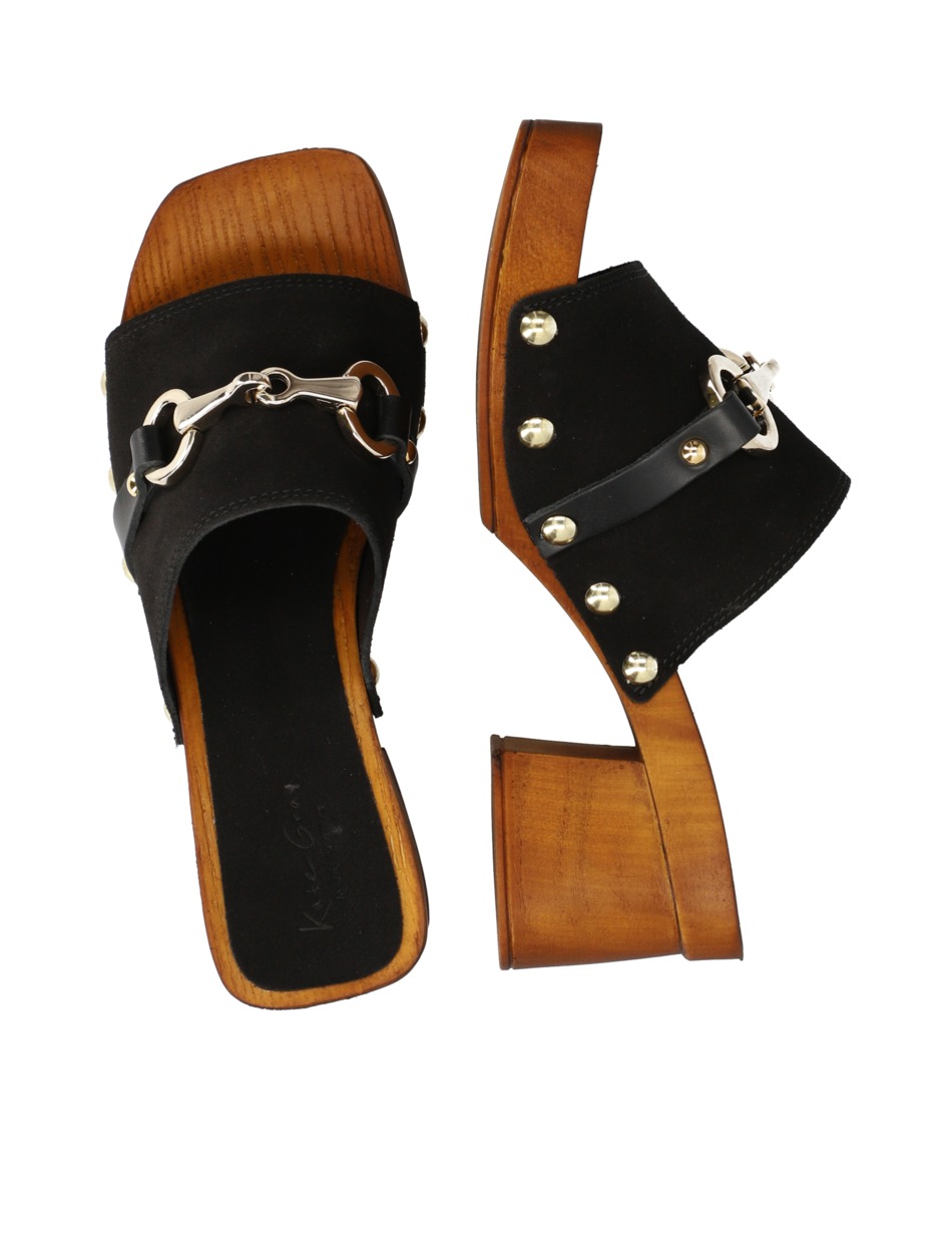 Veloursleder Pantoffel