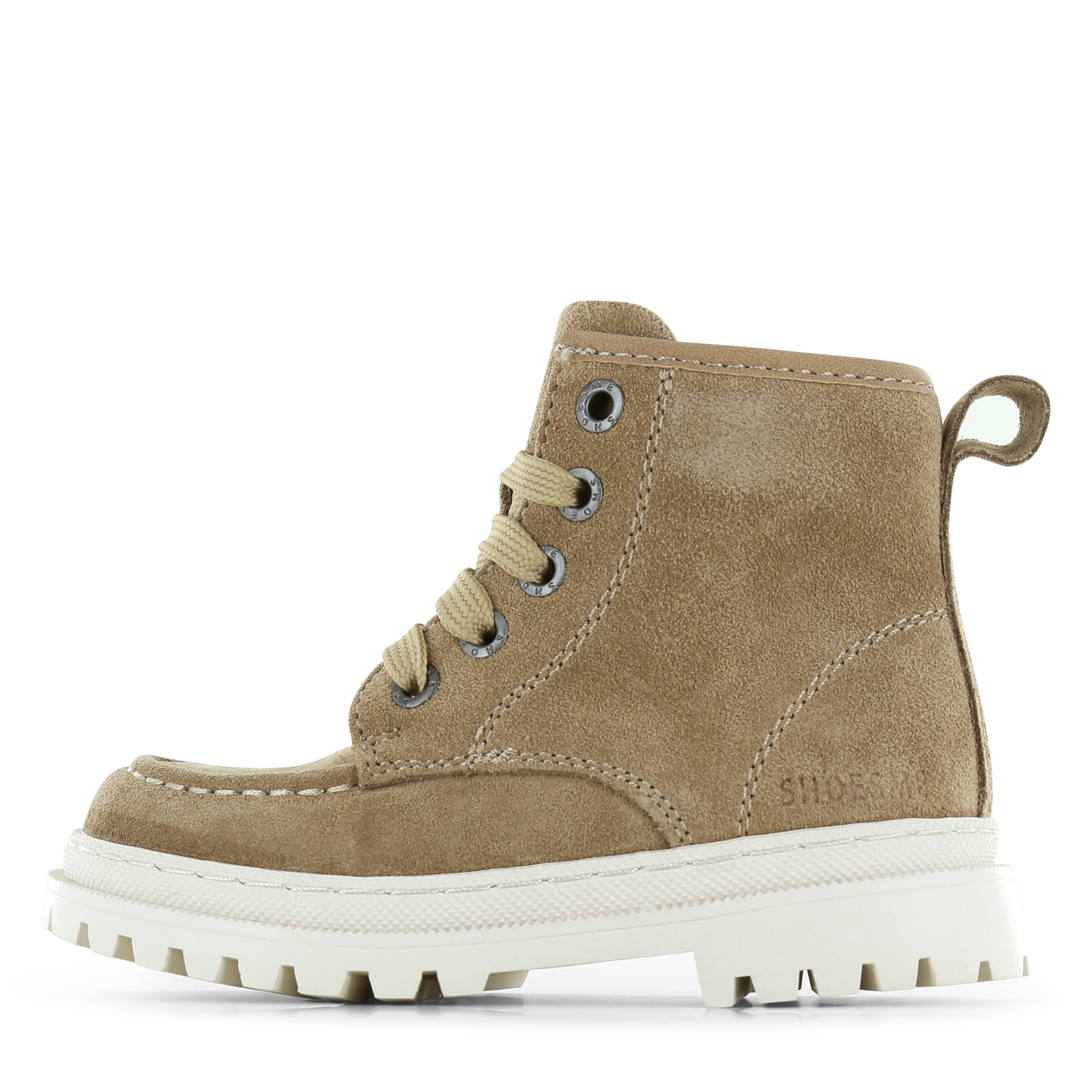 Shoesme bruine midhoge bikerboot Suède | Sale