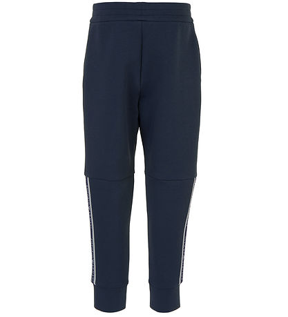 Emporio Armani Hosen - Navy m. Logo-Streifen