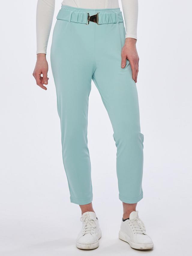 Jerseyhose mit Schmuckgürtel