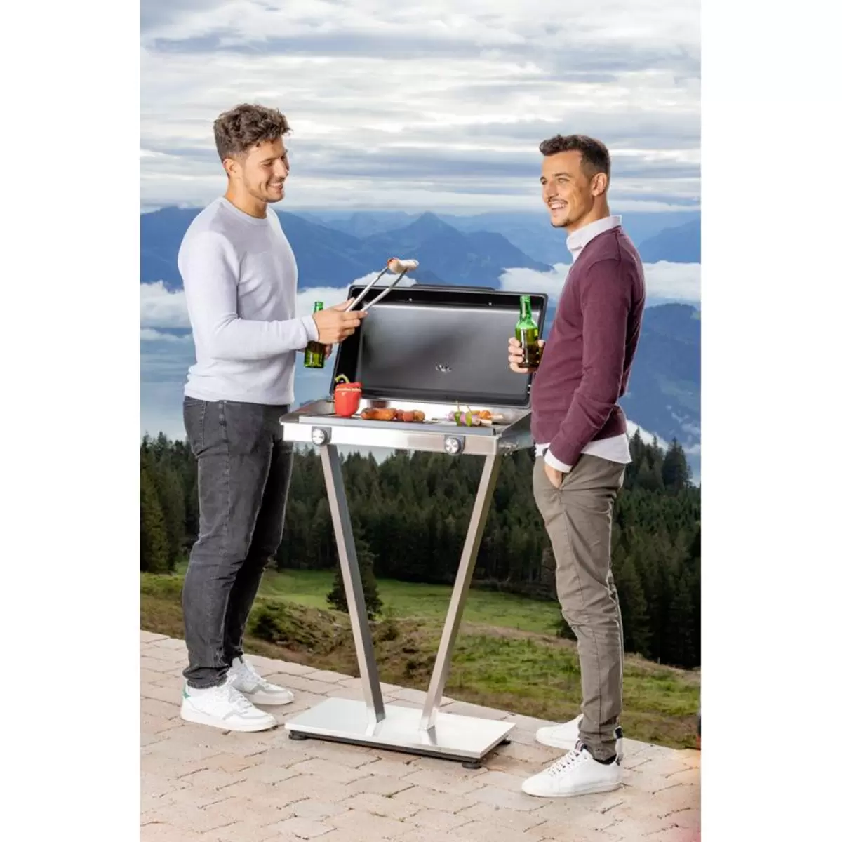 Elektrogrill V-Grill Schwarz