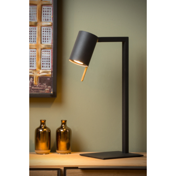 Lucide bureaulamp Lesley zwart