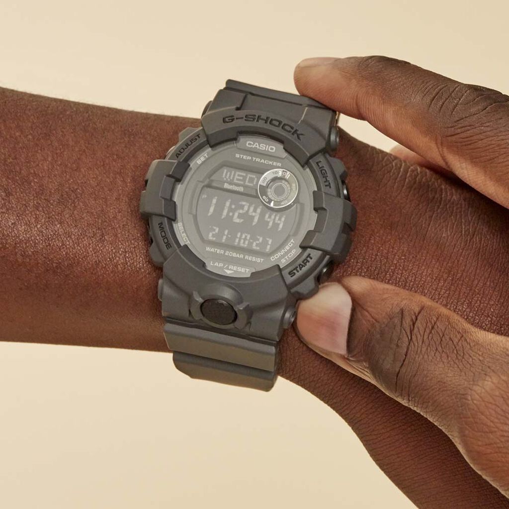 Montre Connectée Casio G-shock Fond Gris