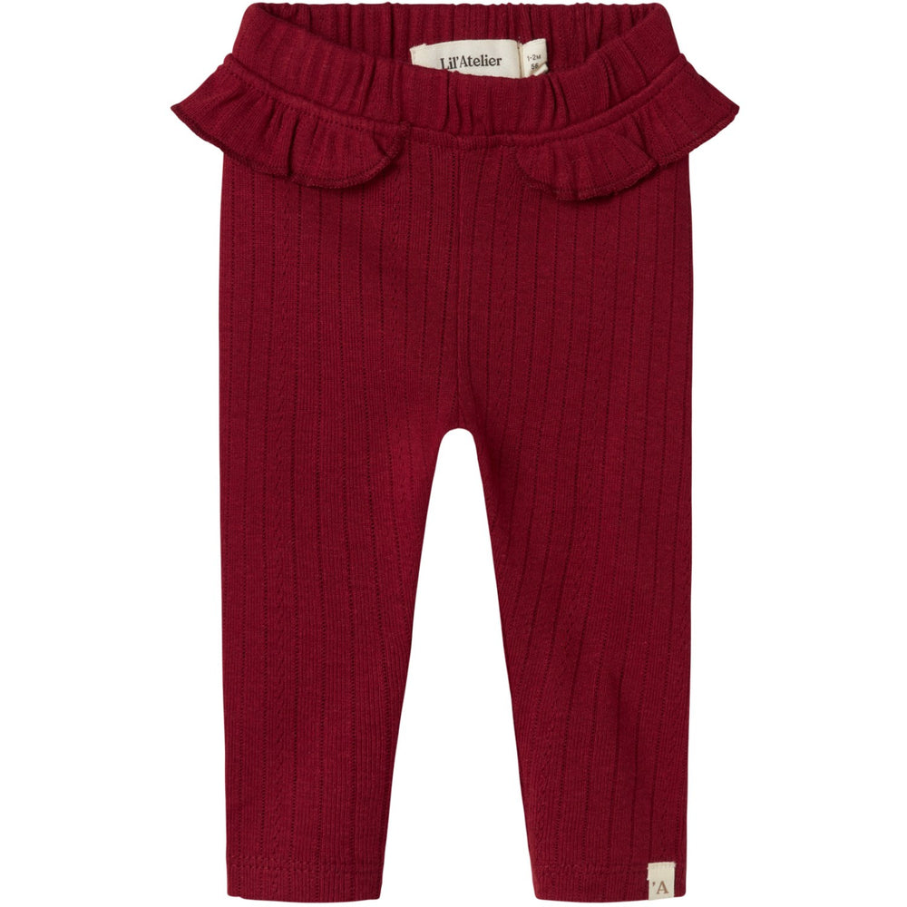 Køb Lil'Atelier Red Dahlia Rachel Nam Slim Leggings