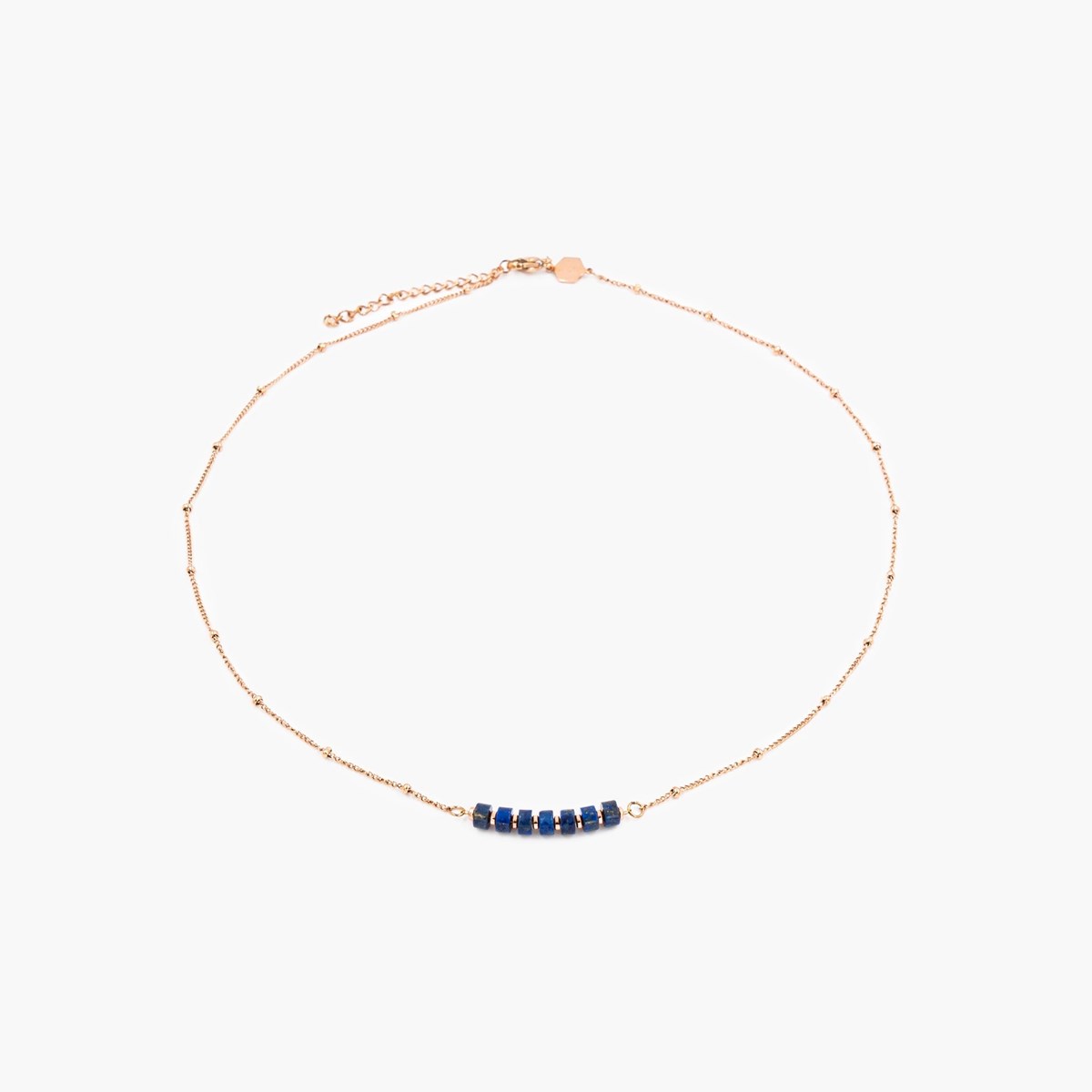 Collier Piana en pierres Lapis-lazuli