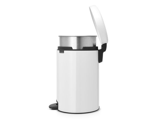 BRABANTIA - Poubelle à pédale 12l blanc - 113864