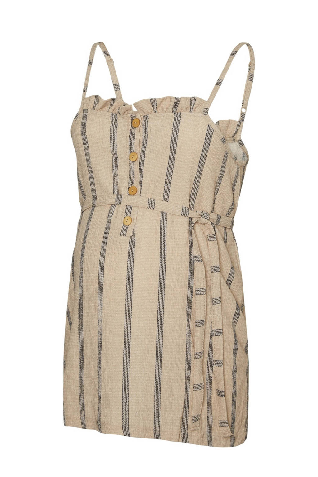 MAMALICIOUS gestreepte zwangerschapstop beige