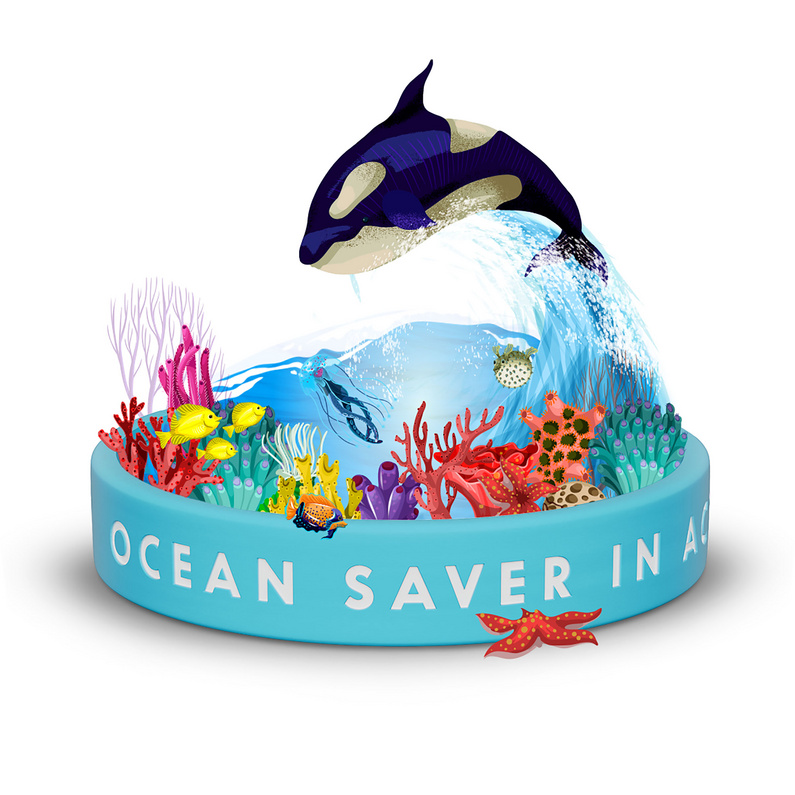 Helping Band Ocean Saver in Action Armband