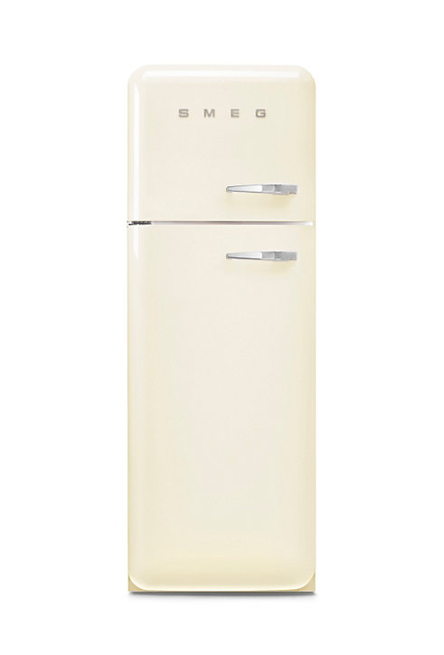 Réfrigérateur congélateur à poser ouverture gauche Smeg FAB30LCR5 222L / 72L crème