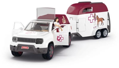 Schleich Ventrinærbil med Tilhenger