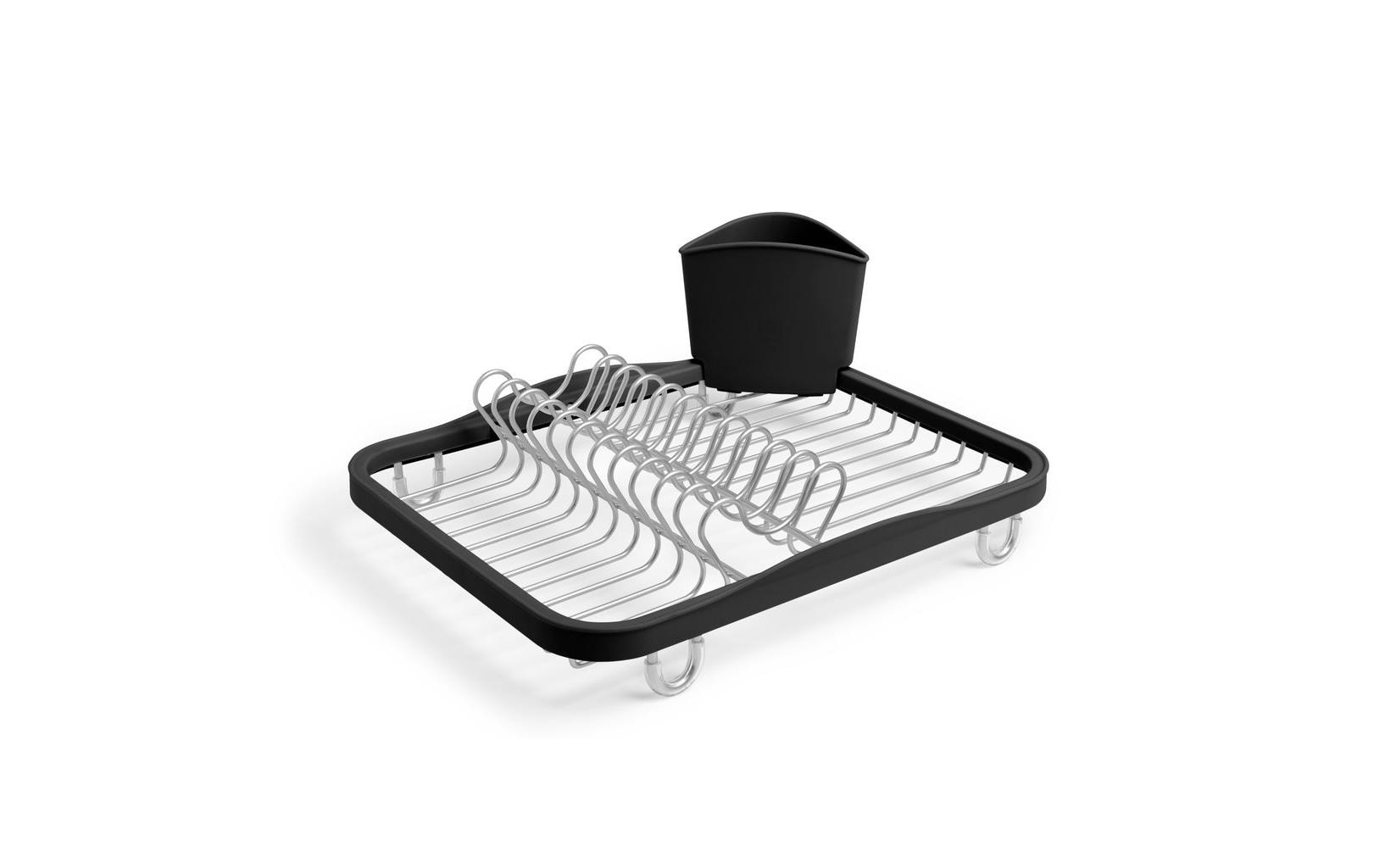 Abtropfgestell Sinkin aus Metall, SchwarzAbtropfkorb
