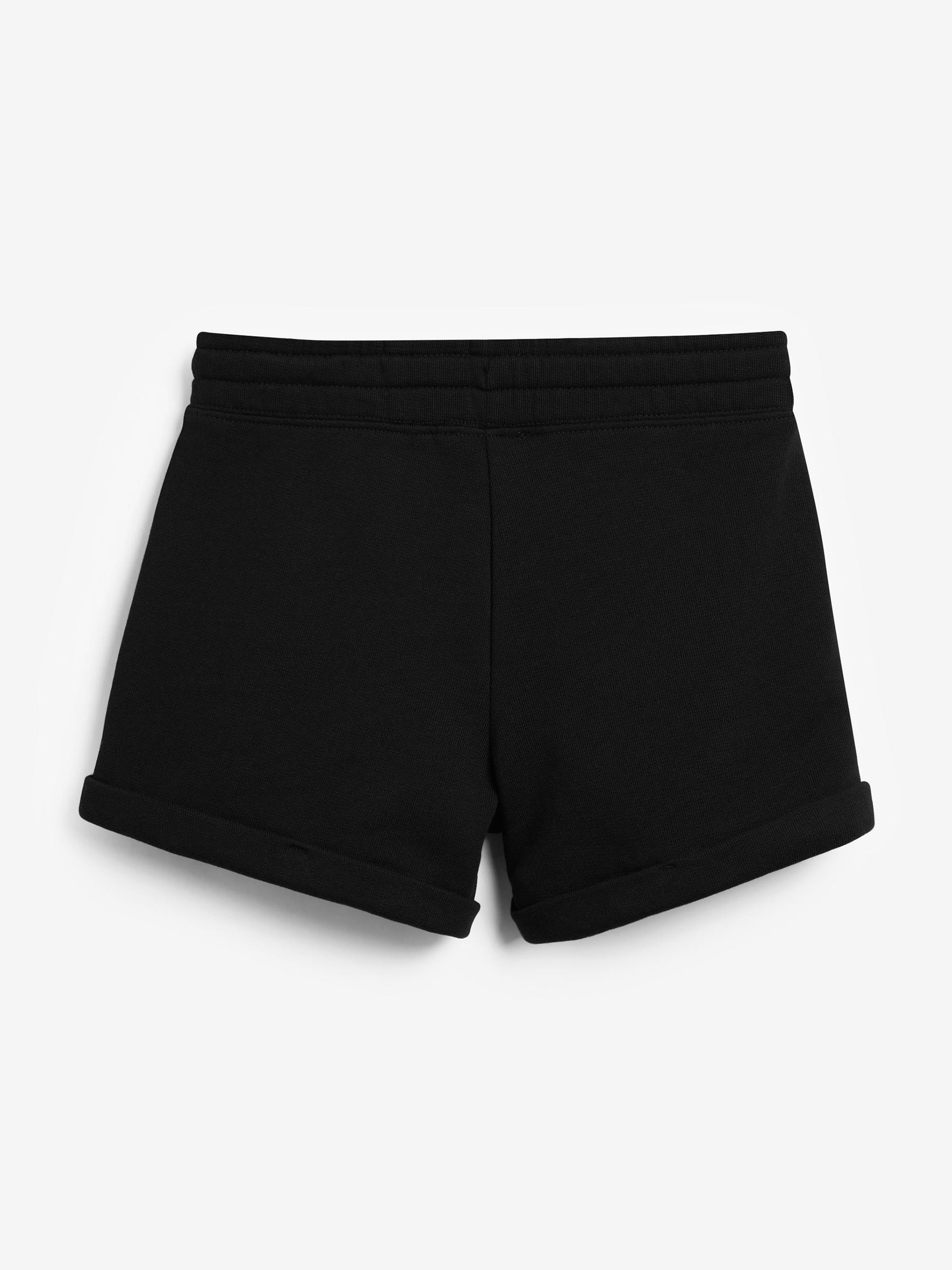 Zwart - Benetton 100% katoenen jersey shorts voor meisjes
