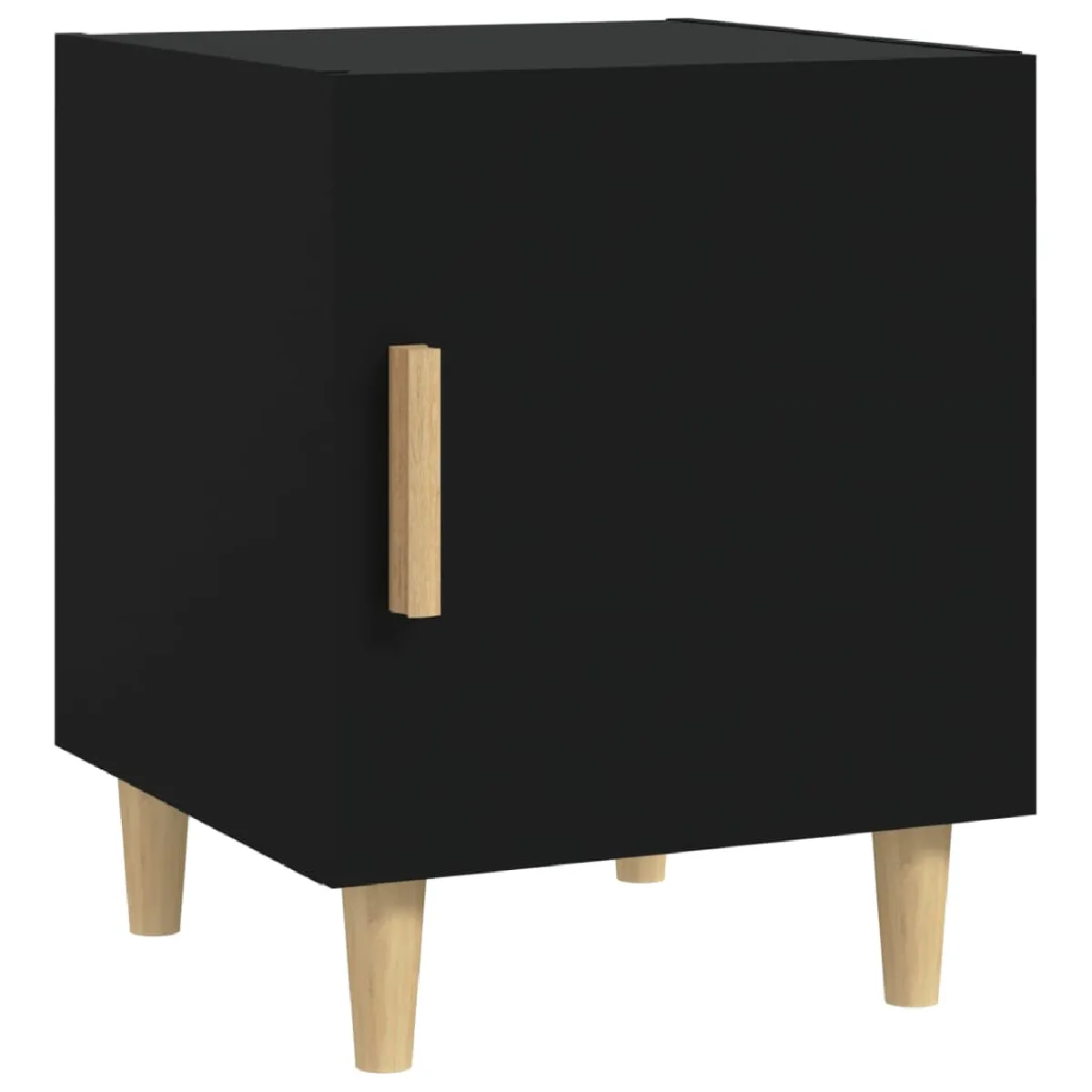 vidaXL Table de Chevet - Noir
