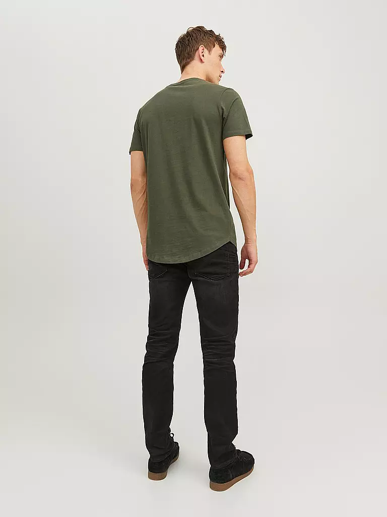 JACK & JONES T-Shirt JJENOA olive