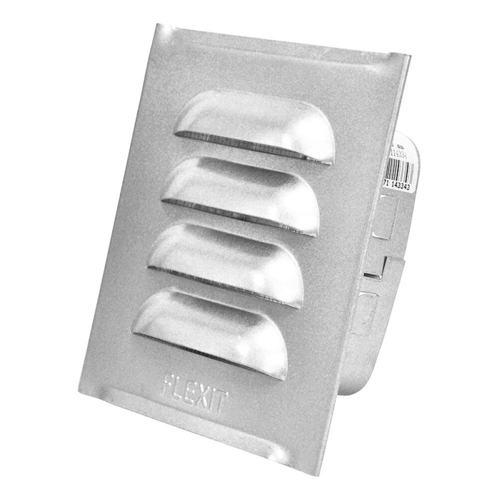 VENTILASJONSRIST FLEXIT 100X100MM STÅL