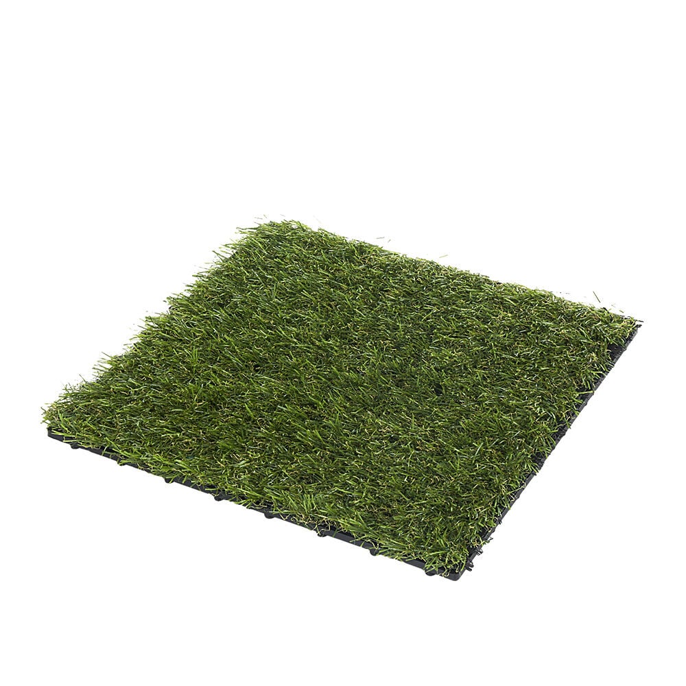 Dalle gazon artificiel clipsable carré vert