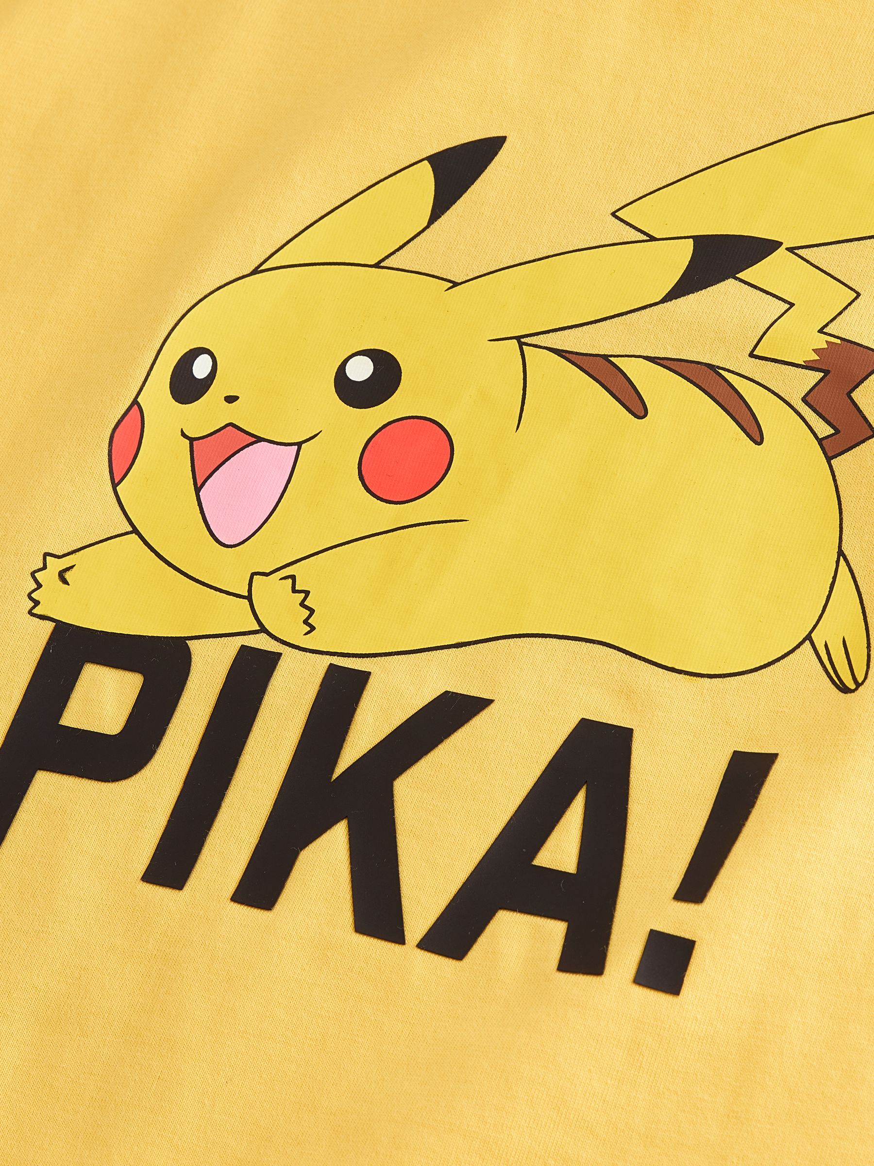 Geel - Pokémon T-shirt met korte mouwen (3-16jr)