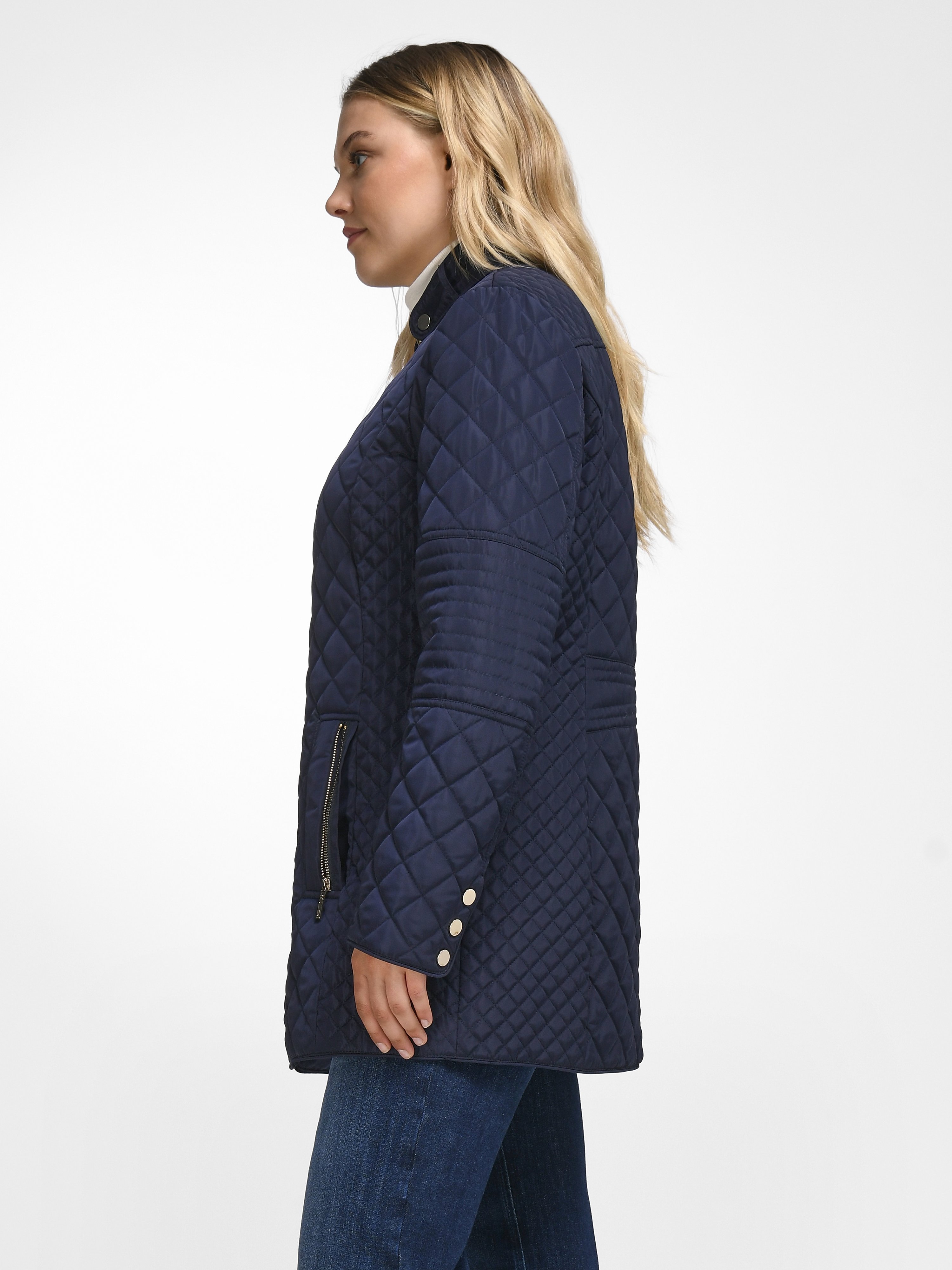 Steppjacke mit Stehkragen